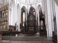 Schweriner Dom, neugotischer Kreuzigungsaltar (Mitte 19. Jhd)