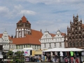 Die Marienkirche vom Marktplatz aus gesehen