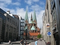 Die Marienkirche aus dem Schrangen