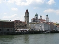 Altes Rathaus, Rathausplatz und dahinter der Dom St. Stephan