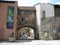 Nördlicher Eingang in die mittelalterlichen "Grüben", vom Stadtplatz aus