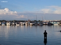 Abends am See beim Campingplatz