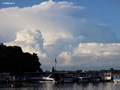 Abends am See beim Campingplatz