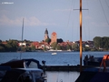 Abends am See beim Campingplatz / Blick auf Waren