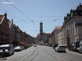 Maximilianstraße, Basilika St. Ulrich und Afra