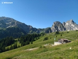 Oberhalb der Hochalphütte