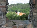 Bohus Fästning / Blick auf die Kirche am Gamla Torget